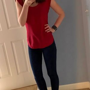 Ruby red J Crew Top